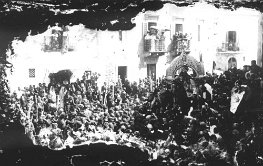03 Importantissima foto del Patrono San Biagio agli inizi del secolo 1900.