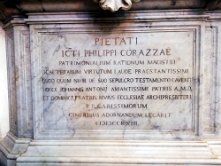 Lapide a Filippo Corazza